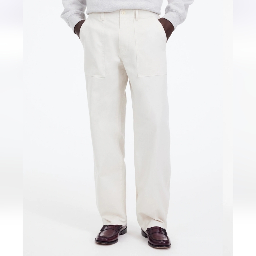 Madewell Fatigue Pants in Garment-Dyed Cotton Twill 34 x 32